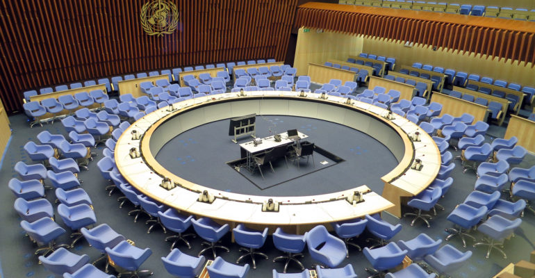 World Health Organization Executive Board Room / CC / wikipedia.org