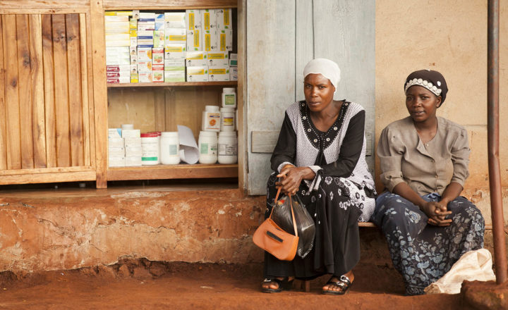 African Women are sitting